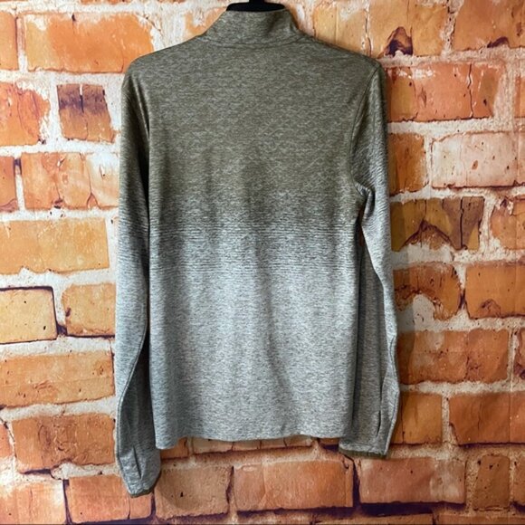 NWT C9 Champion Men's Elevated Train Zip Layer, Midway Brown Heather, M - Picture 5 of 10